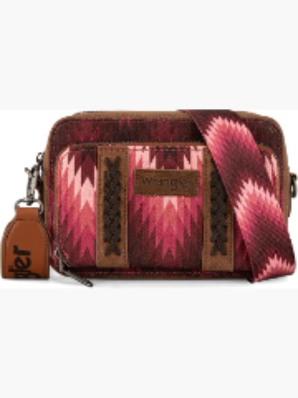 Aztec Crossbody Bag for Women Multi Pocket Shoulder Bag Boho Wallet Purse